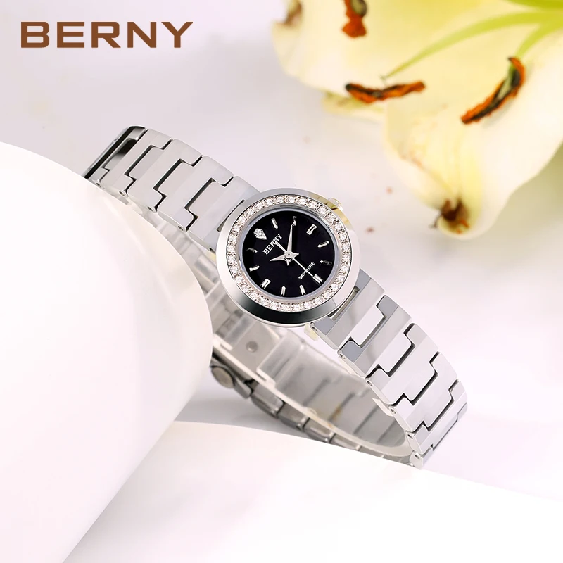 Berny Women's Watch Japan Quartz Movement Ladies Sapphire Glass Wristwatch Clock for Woman Casual Waterproof Business enlarge