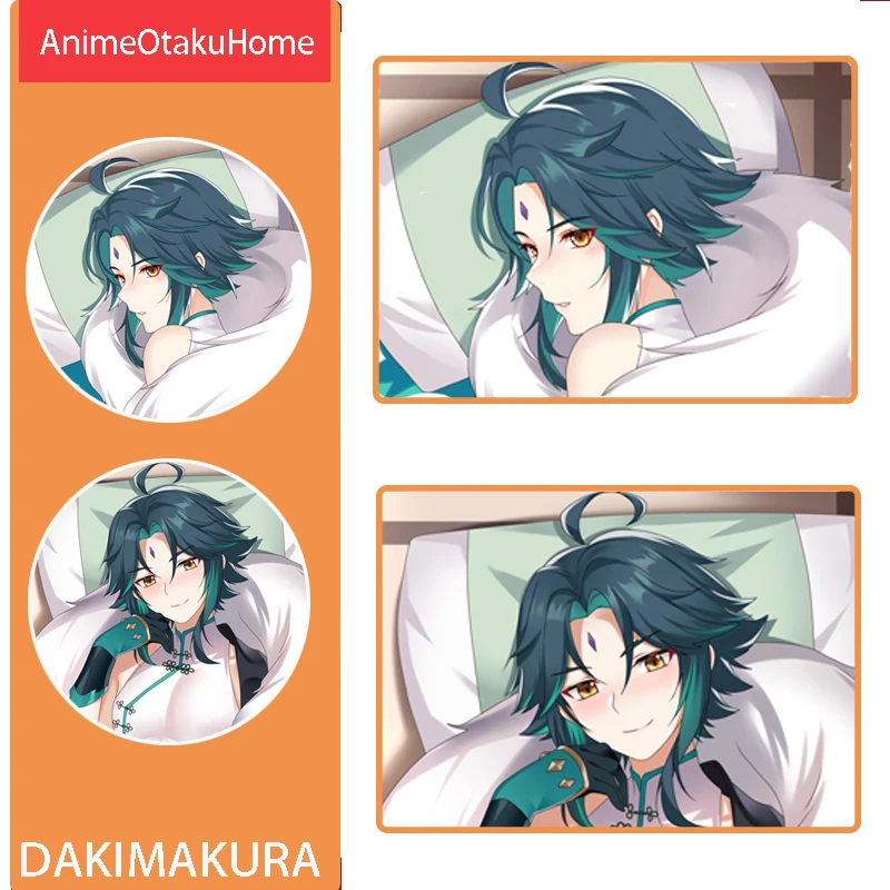 

Аниме игра Genshin Impact Xiao Сексуальная Милая девочка накидка на подушку обнимающая Подушка Чехол постельные принадлежности искусственный чехо...