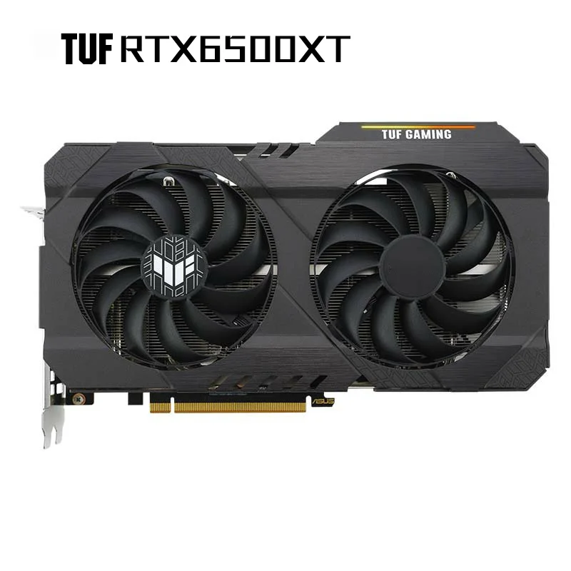 

TUF RX6500XT O4G GAMING For ASUS Graphics Card Dual Fan 4GB Radeon RX 6500 XT GDDR6 1 x 6-pin PCI Express 4.0 18 Gbps