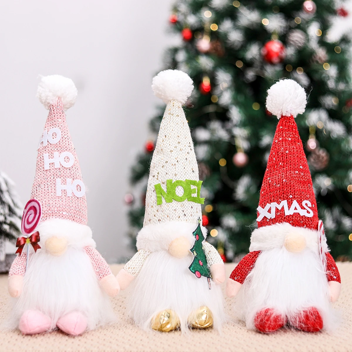 

Рождественская безлицевая кукла, искусственная кожа для дома, гном, Рождественское украшение 2022, Рождество, Новый год