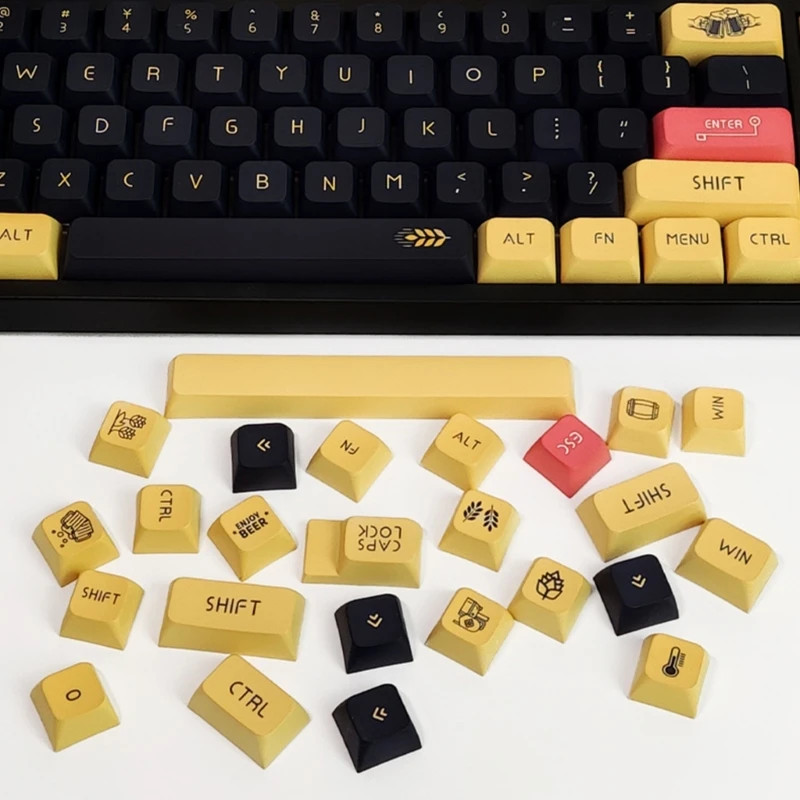 Пользовательские колпачки для клавиш PBT 134 клавиши с сублимационной краской
