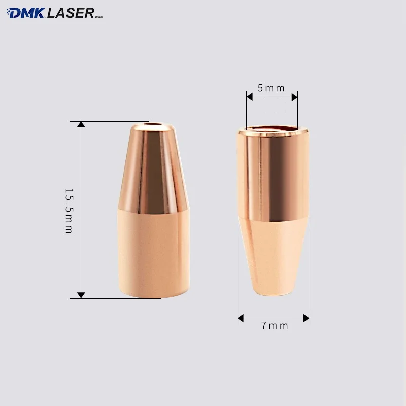

Сварочные сопла QiLin медные M10 M16 с защитой от брызг H25 H35 H40 для лазерных головок Qilin