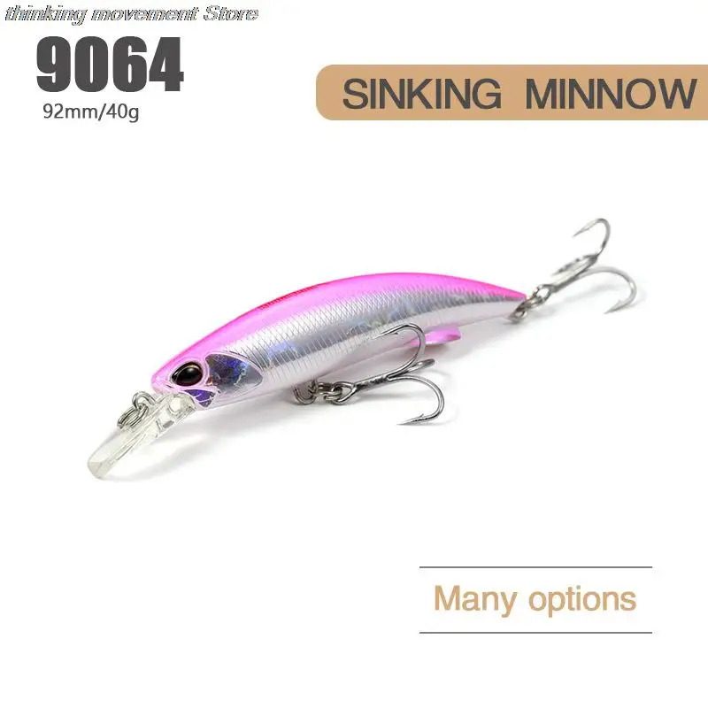

Minnow 90mm 40g fishing lures swimbait crankbait Sink bass deep diving lure bait fishing lures swimbait ice fish crankbait