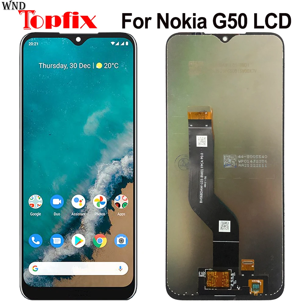 

6.82" For Nokia G50 LCD Display Touch Screen Digitizer Assembly Replacement For Nokia G50 LCD Screen TA-1358 1390 1370