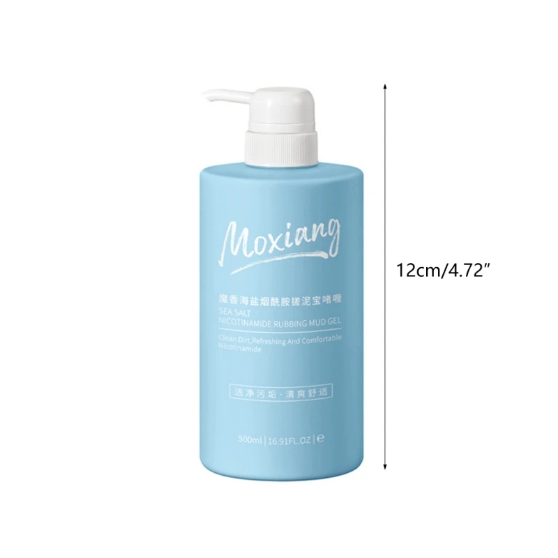 Скраб для мытья всего тела глубоко очищающий отшелушивающий и увлажняющий скраб