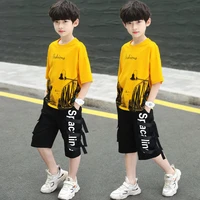 2 14 yrs summer boys baby clothes outfits kids boy set fashion shirt shorts 2 piece set fashion outfit