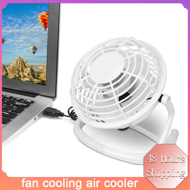 

Usb Mini Fan Ultra-quiet Electric Adjustable Tilt Stand Cooling Fan Air Cooler Household Electrical Appliances Home Dormitory O