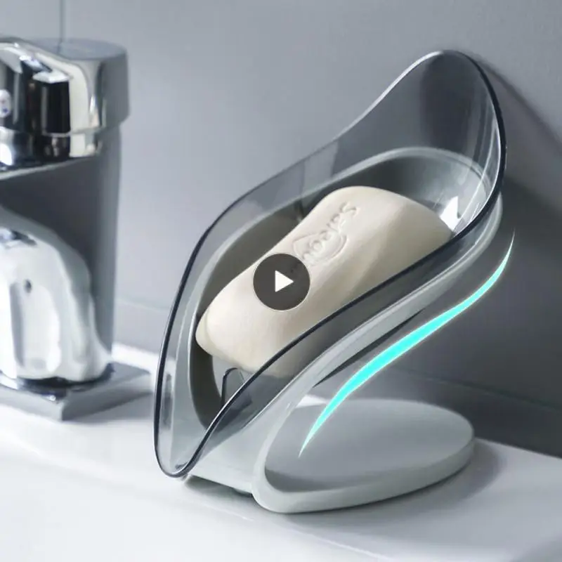 

Bathroom Accessories Sets Bathroom Shower Soap Holder Sponge Storage Tray Kitchen Bathroom Supplies Soap Dish With Drain Water