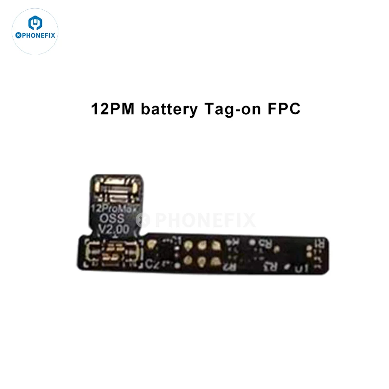 Фото W12/W11 Pro Box Гибкий кабель FPC с биркой для аккумулятора для Iphone Удаление кабеля для проверки этого аккумулятора подлинная после замены аккумулятора №3