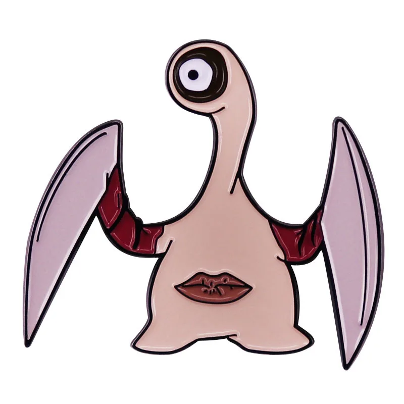 Жесткая эмалированная заколка C3329 для фантастических комиксов Parasyte Migi, значок на лацкан в стиле комиксов для рюкзаков, броши для одежды, крутая сумка для вещей