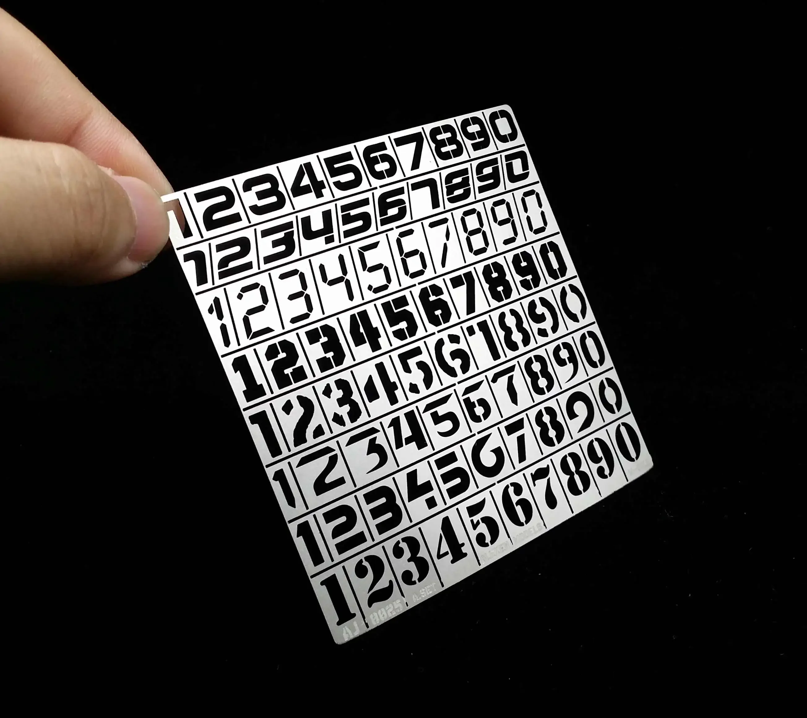 Модели Alexen AJ0025/AJ0026/AJ0045/AJ0046/AJ0047 AFV шаблон для распыления букв трафарет инструмента