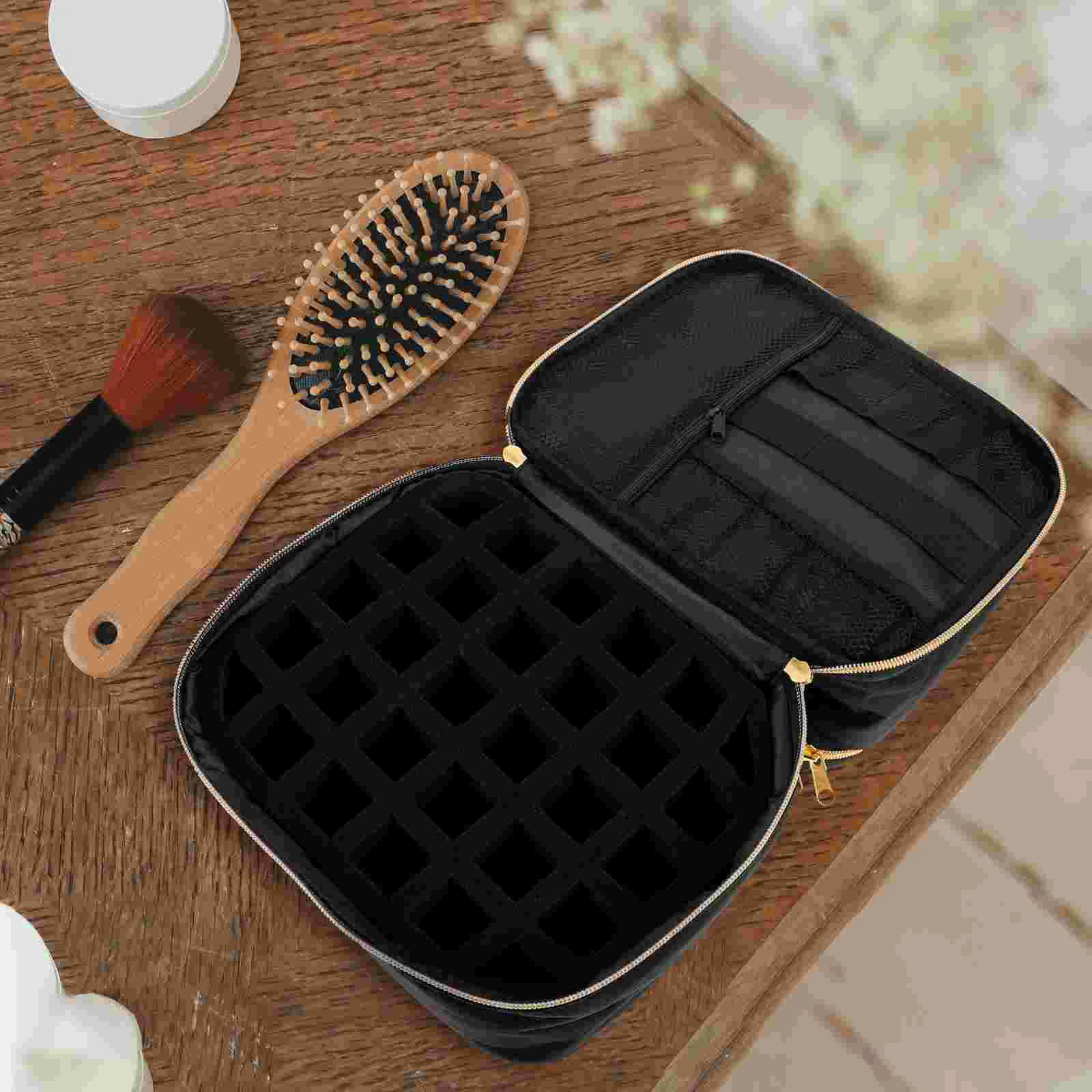 Чехол-органайзер для лака ногтей двухслойная водонепроницаемая сумка хранения