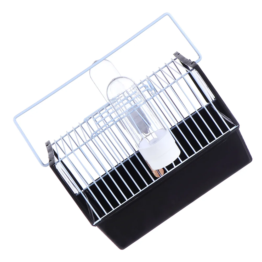 

Cage Bird Parrot Pet Portable Carriertravel Handheld Parakeets Transport Hotel Avian Poquito Hanging Outing Carryinghandle Birds