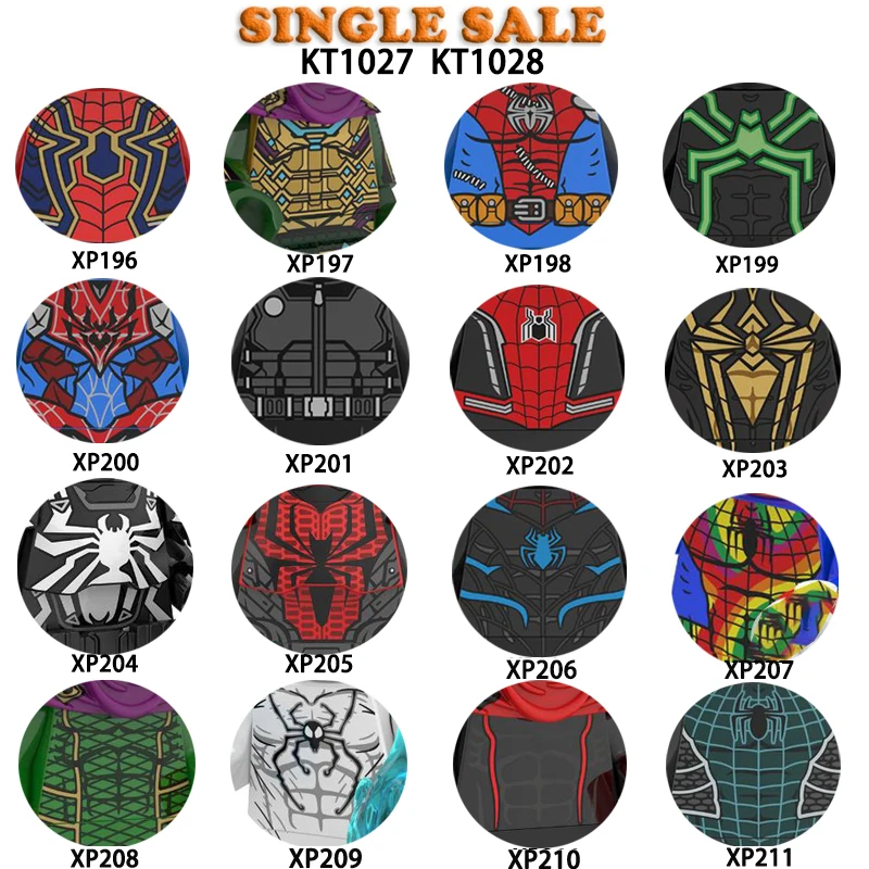 

KT1027 KT1028 In Stock Cartoon Movie Iron Building Sets Toy Kawaii Mini Action Figures Anime Educational Learning Toys Newest