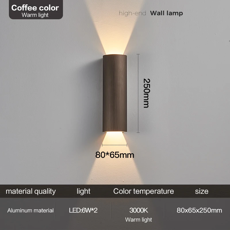 Настенный светильник NoEnName_Null теплый белый 2700К