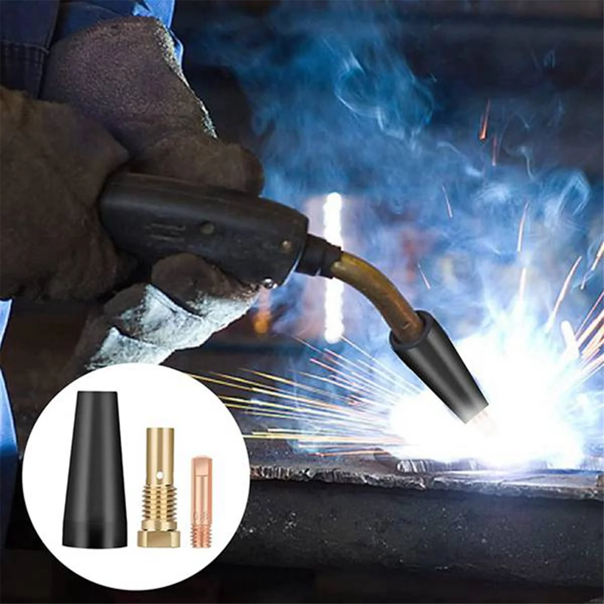 7 шт./компл. насадки для безгазовых насадок FC90 подача порошковой проволоки 0 9 мм