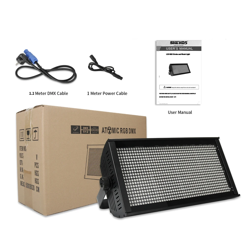 

SHEHDS LED 200 Вт RGB мытье стробоскопическое освещение для DJ диско-бара Nightcuble домашняя вечеринка профессиональное сценическое выступление
