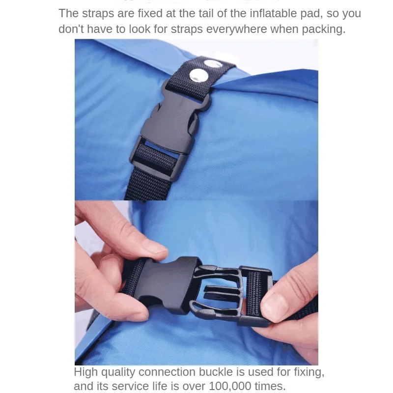Автоматическая надувная подушка для кемпинга влагостойкий коврик с отверстиями