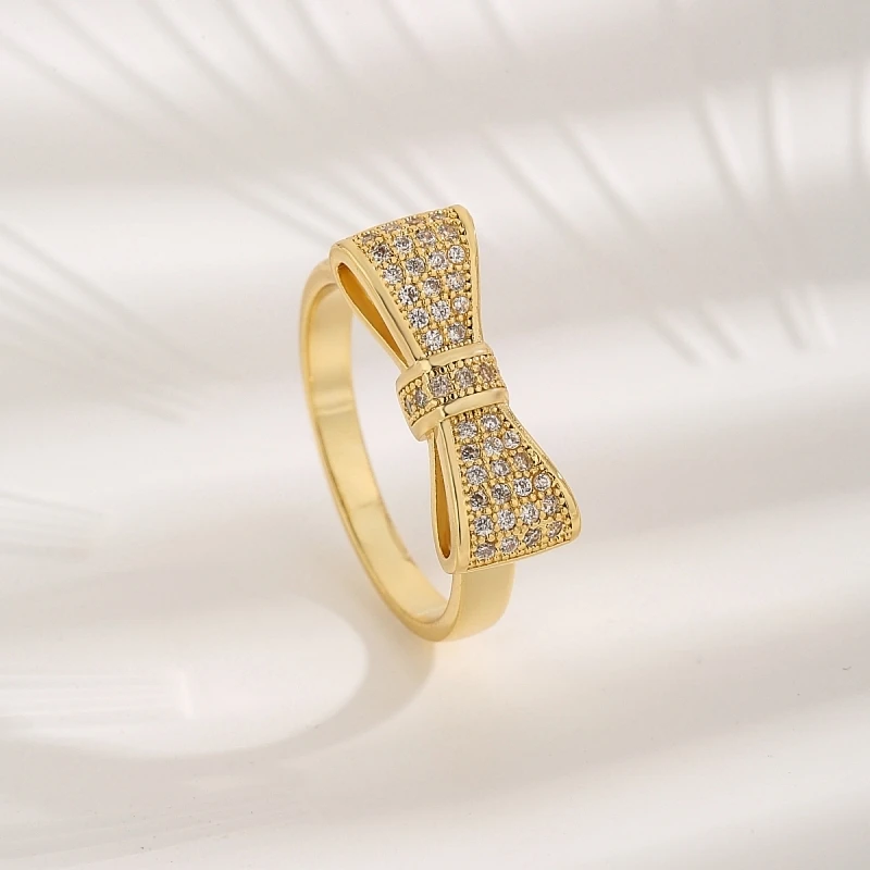 Высококачественный набор бантов из Кубического циркония с медным покрытием и