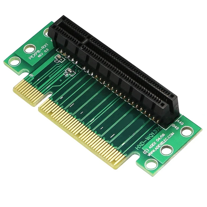 

PCI- Express 8X Riser Card 90-Degree Adapter Card 8X PCI-E Right Angle Converter Card For 1U/2U Server Chassis Computer