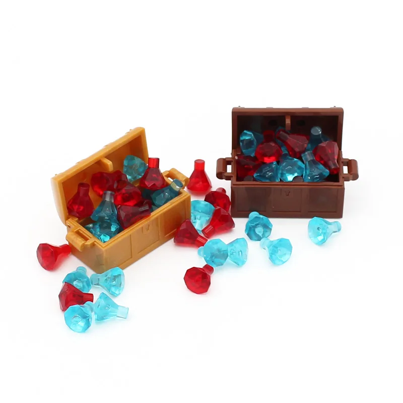 MOC Кирпичи Скринька сокровищ Денежная руда Золото Серебро Слиток Строительные