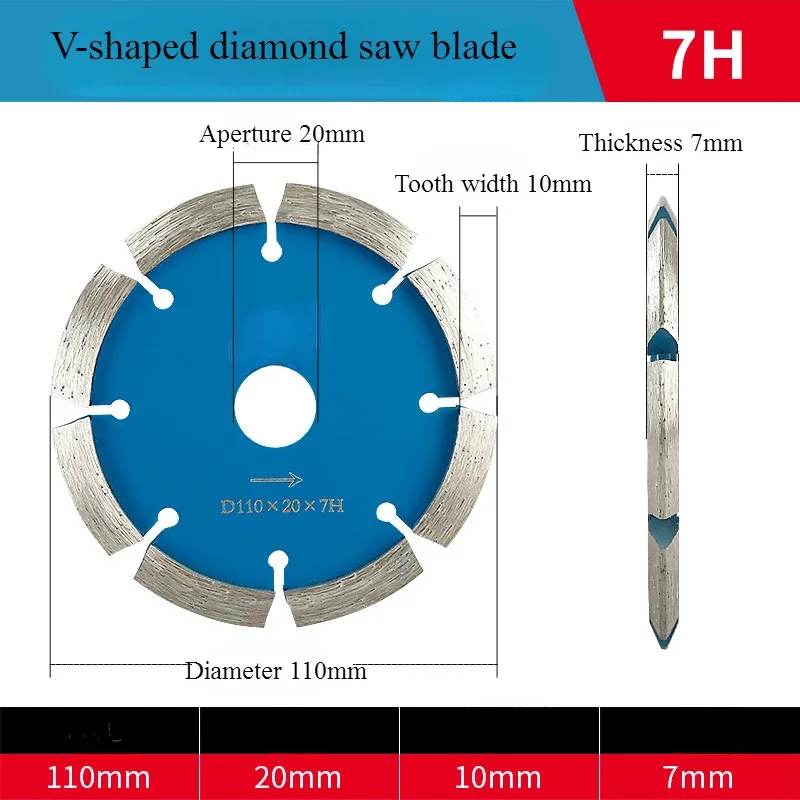 

Алмазное лезвие для резки трещин с прорезями толщиной 7/8/10 мм, режущий диск с пазами для стены, бетона, мрамора, гранита