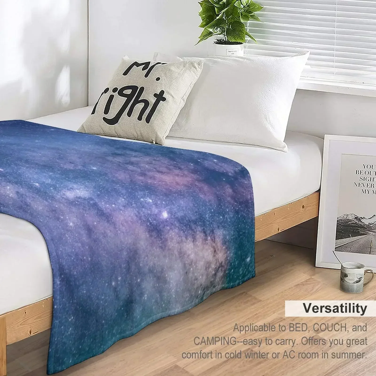 Звездные ночи вид на галактику фиолетовое розовое ночное небо космоса