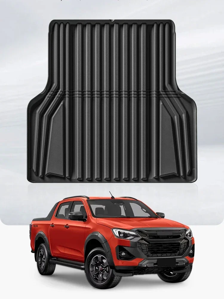 For Suzuki D-MAX 2020-2024 Right-hand Drive Rear Bucket Pad Fuel Southeast Asia Oceania Waterproof Non-slip Trunk Mats