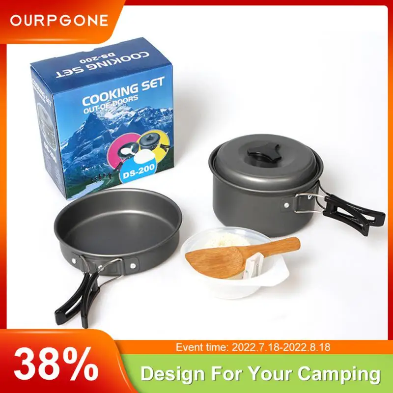

Outdoor Tableware Camp Hiking Outdoor Camping Cookware Set Mountaineering Hiking Portable Ultralight Picnic Backpack Cutlery