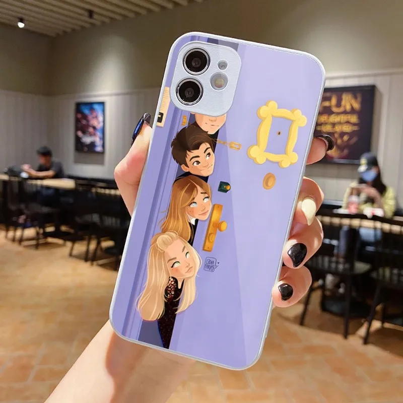 

Чехол для телефона Friends Central PERK Coffee для iPhone 14, 13, 12, 11 Pro Max, X, XR, XS, 8, 7 Plus, чехол для телефона из жидкого стекла
