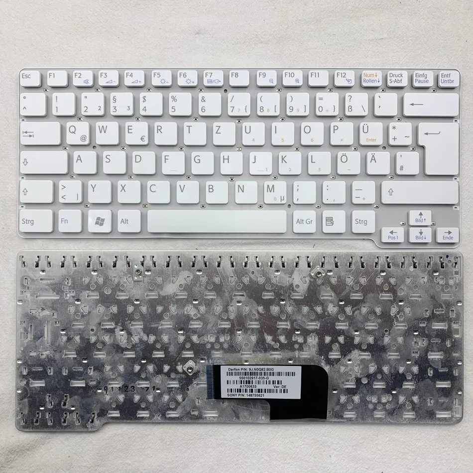 

Germany Keyboard For Sony Vaio VPC-CW VPC CW VPCCW CW16EC CW18FC PCG-61111L PCG-61112L PCG-61411L PCG-61113T Series GR NoFrame
