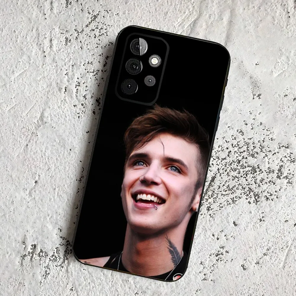 Чехол для телефона Rock A-Andy B-Biersack-S Samsung Galaxy A13 21s 22 31 32 52 53 71 80 91 Мягкий черный чехол