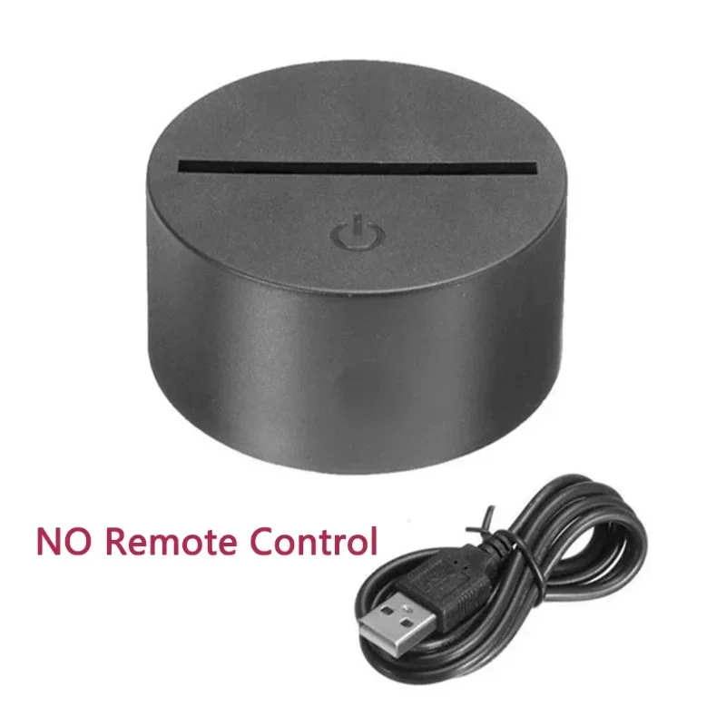 

3D светодиодный держатель для ночника 7 цветов ABS