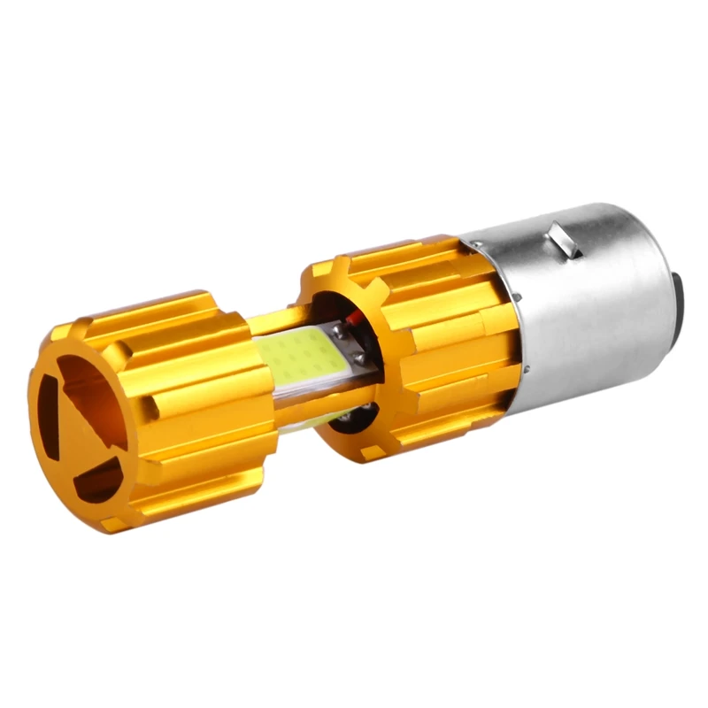 

H4 18W Led 3 Cob Dc 12V White Motorcycle Headlight Bulb 2000Lm 6500K Hi/Lo Beam High Power Super Bright Light Lamp