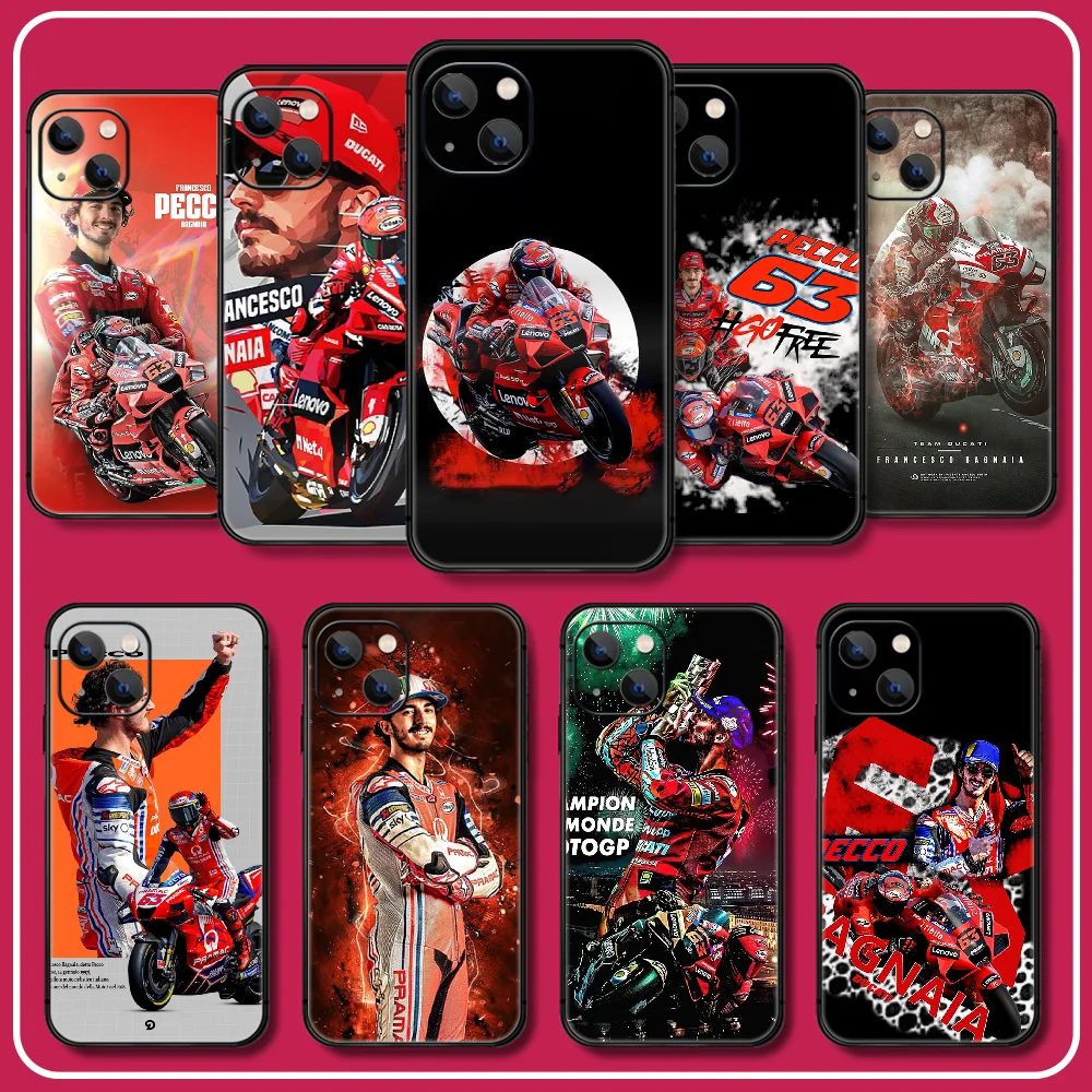 

Francesco Bagnaia Silicone TPU Phone Case For iPhone 6 6S 7 8 11 12 13 14 Se X Xs Xr Pro Max Plus Mini TPU Soft Cover