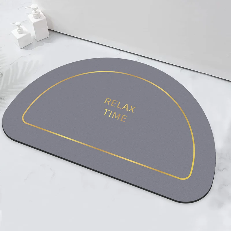 

Bath Mat Super Absorbent Non slip Diatom Mud Bathroom Rug Quick Drying Bath Shower Rug Kitchen Entrance Door Mats Home Floor Mat
