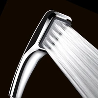 high pressure 300 holes shower head water saving flow with chrome abs sprayer nozzle water saving bathroom accessories
