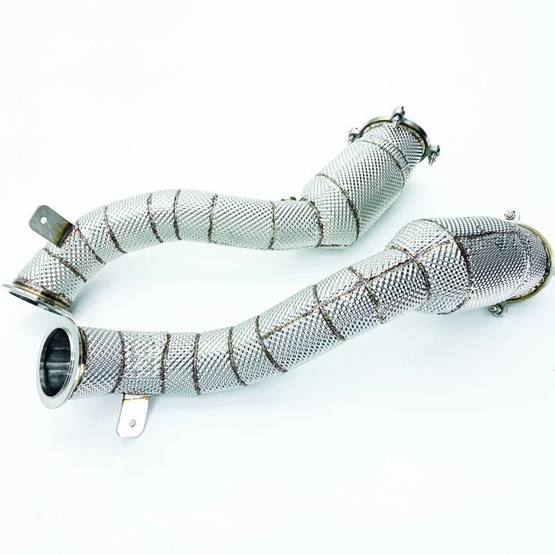 

Канальная труба для Mclaren 720S 4,0 T 2018-2022, бескатная труба из нержавеющей стали без катализатора, высокопроизводительная выхлопная труба