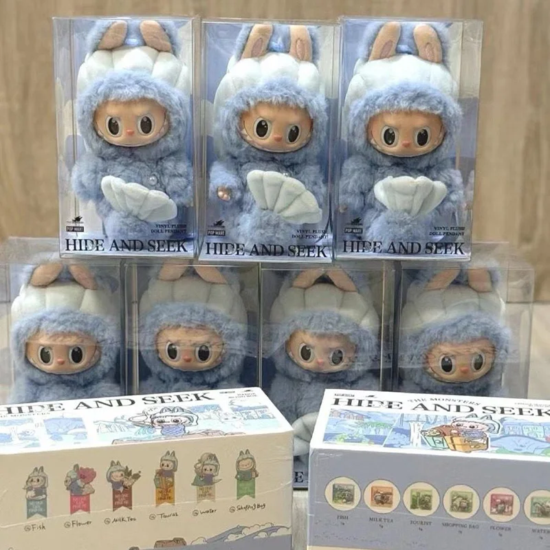 Виниловая Плюшевая Фигурка Labubu Сингапурская Ограниченная Серия Merlion Mermaid Kaiyodo