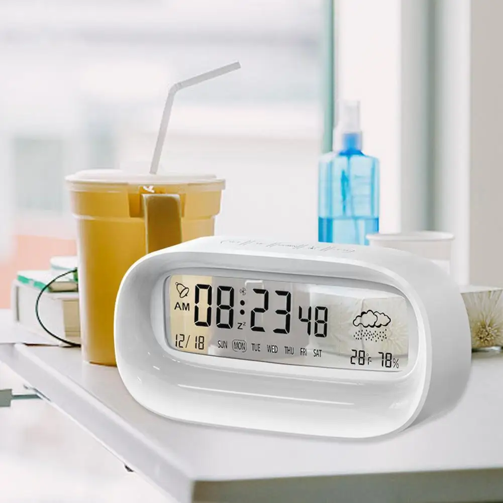 Многофункциональный электронный будильник светодиодные цифровые электронные