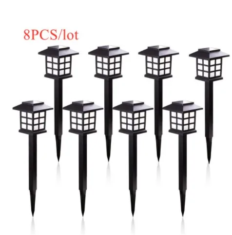 

Уличный светодиодный фонарь на солнечной батарее для газона, Маленький Домашний Светильник для сада, дорожек, водонепроницаемый минисвети...