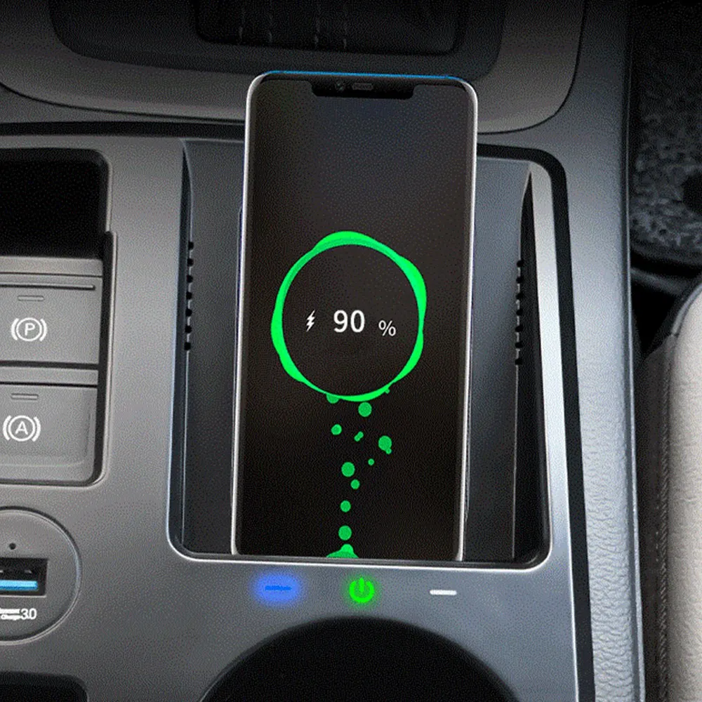

15 Вт автомобильное беспроводное зарядное устройство QI для телефона, панель для быстрой зарядки, держатель для телефона для Audi Q3 2020 2021