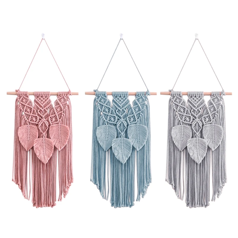 

Ручная работа, плетеный настенный гобелен в стиле бохо, макраме, хлопковый фон для свадебной фотосъемки, украшение для дома, гостиной