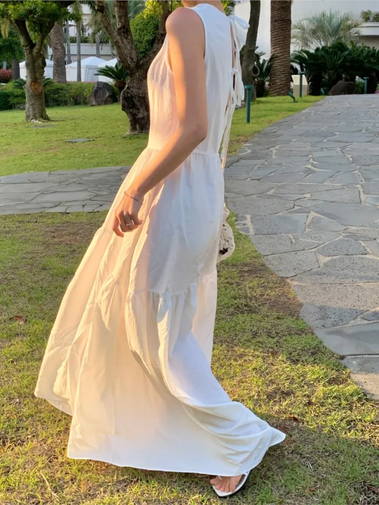 Платье женское ТРАПЕЦИЕВИДНОЕ во французском стиле повседневное однотонное