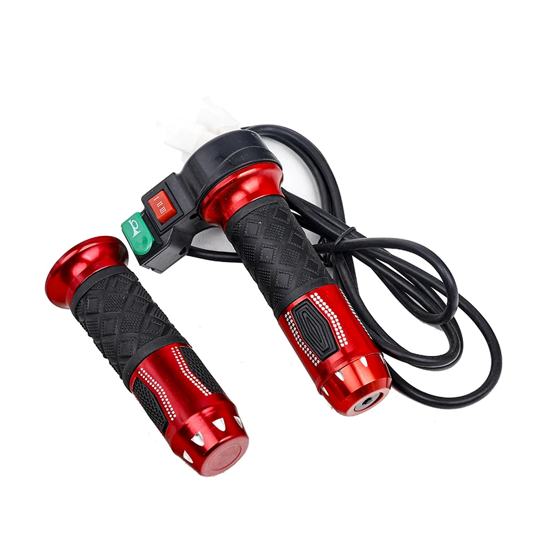 

Комплект ручек из алюминиевого сплава для электрического велосипеда/скутера/мотоцикла, ручка для скоростного газа/дроссельная заслонка/акселератора