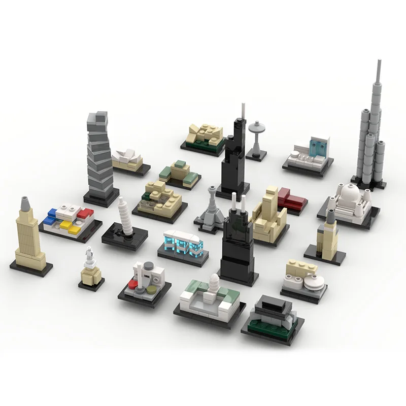 

Строительные блоки MOC, архитектура, календарь, строительные блоки, детские строительные детали, строительные блоки для рукоделия, коллекцио...