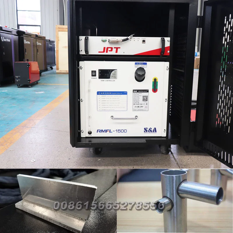 Высокоточный Ручной волоконный лазерный сварочный аппарат 1500 Вт лазерная