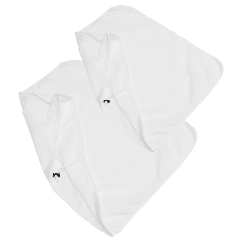 

2 Pcs Filter Bag Juice Brew Bags Drawstring Cheese Cloth Portable Straining Large