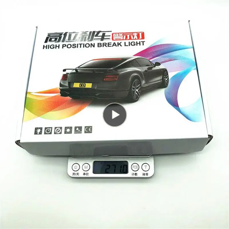 

90cm Red Light Bar Portable Flashing Lights Universal Decorative Light Car Accessories Brake Lights Multi-mode Superbright