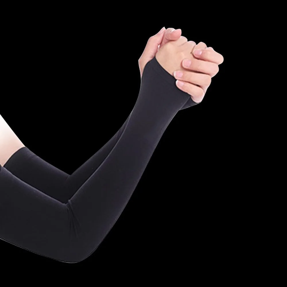 PINJIAN пятипальцевые ледяные рукава Защита от солнца дышащая грелка для рук